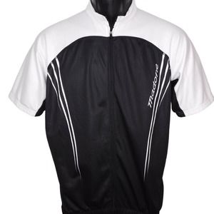 TREK BONTRAGER Womens Large Short Sleeve Race Lite Cycling Race Jersey Black